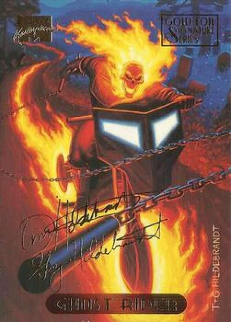 1994 Fleer Marvel Masterpieces Hildebrandt Brothers Gold